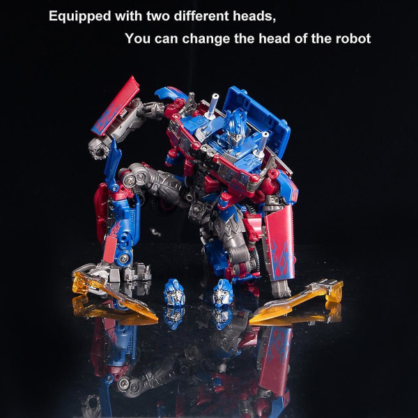 Deformerte bilrobotleker Bærbar deformasjonsbilmodell Barneleker Legering Deformasjonsleker Gave til barn(optimus Prime 6022a)[GL]