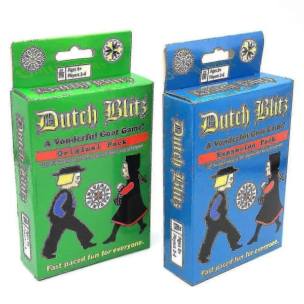 Dutch Blitz Dutch Blitz Basic Plus Laajennettu Perhe Peli Kortit Peli Kortit Pelit (LGL) Blue Extended Version