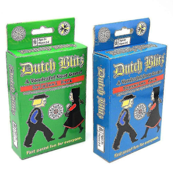 Dutch Blitz Dutch Blitz Basic Plus Utökat Familjespel Kortspel Kortspel Spel (LGL) Green Basic Version
