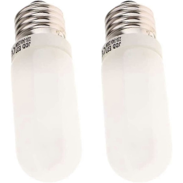 2 stk. 250W 220-240V E27 (Standard Edison Skrue) Frostet Halogenpære LGL