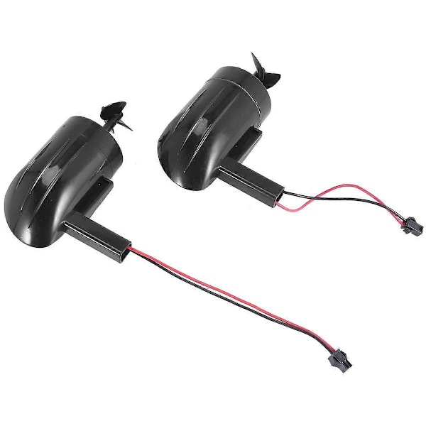 1 par Flytec 2011-5 fiske RC bådmotor til opgraderet 2011-5 agnbåd, venstre side og højre side LGL black
