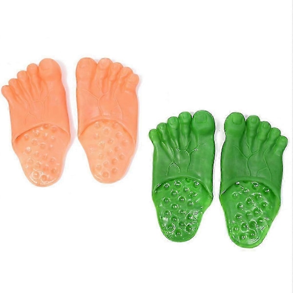 Hulk Knepig Simulation Stora Fötter Skor Barfota Stora Fötter Parodi Hulk LGL skin colour