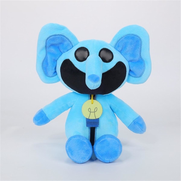 Smilende skapninger Monster plysjdukke Horror Smile Animal Figur Stuffed Toys Ny Blue