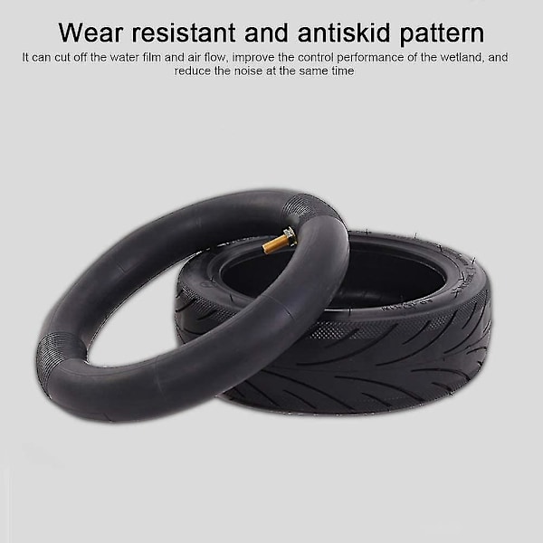 60/70-6.5 Ersättningsdäck för skoter, elektrisk cykel, uppblåsbart däck & innerslang däckset för Maxg30 LGL black