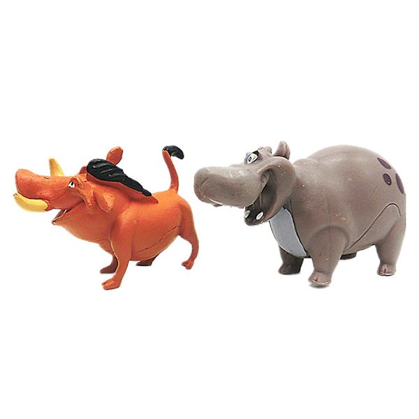 12 stk Løvernes Garde Legetøj, Løvernes Konge Actionfigurer Legetøj, Dyrekarakter Mini Figur [LGL]