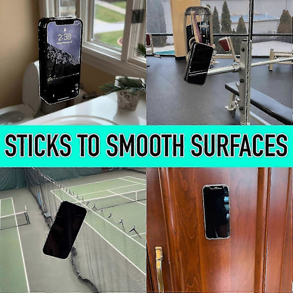 Silikon Sugpropp Mobilskal Fäste, Självhäftande Mobilskal Fäste Matta Sugpropp Mobilskal Hållare Hand LGL Dark grey 10pcs