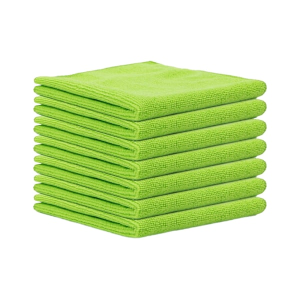 7 kpl Mikrokuituinen Puhdistusliina Puhdistuspyyhe Monitoiminen Tiskirätti Mikrokuitupyyhkeet Keittiöön Astioille Autolle Kotiin Toimistoon LGL Green 30cmx30cm