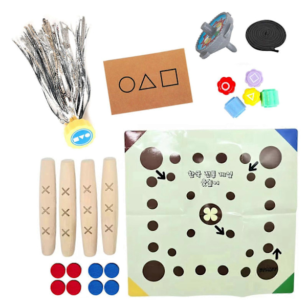 Squid Game, Squid Game Gonggi, Squid Game Gonggi -setti, Gonggi korealainen peli, Squid Game -pelit, korealainen Jacks Gonggi -peli Gong-Gi -setti LGL A