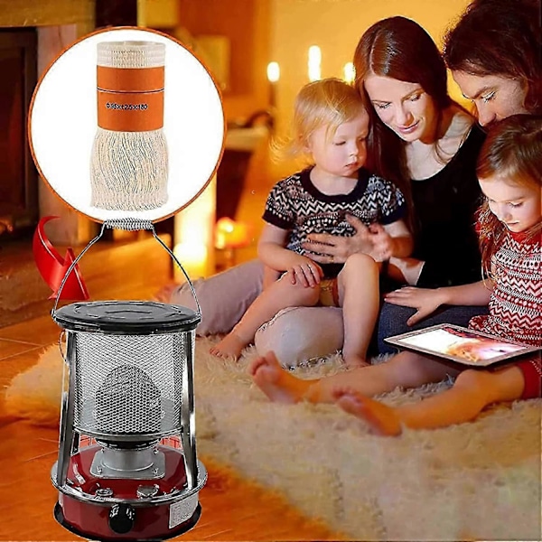 4 Stykker Vekefor Petroleumsovn for Innendørs Bruk, Vekefor Petroleum Varmeovn, Erstatning W LGL OrangeCreamyWhite