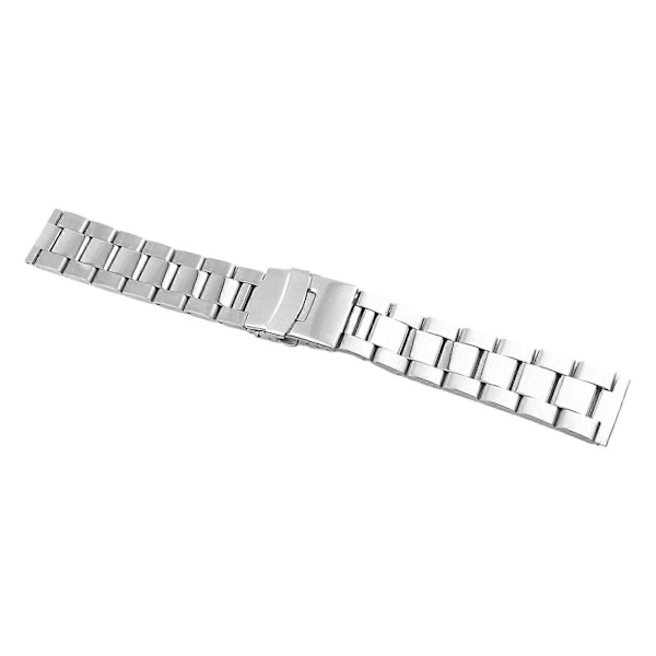 Urrem i rustfrit stål 20 mm til ure og smarture (LGL) Silver