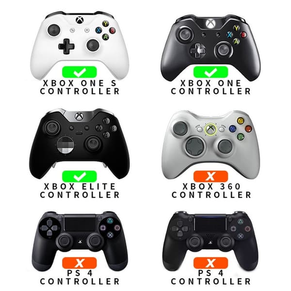Til Xbox One S One Elite Controller ABXY Udskiftningsknapper - Lyseblå