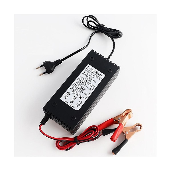 14,6V 10A Lifepo4 jernfosfatbatterilader for 12,8V 4S scooterbil solenergi lagring Char [GGL] Black
