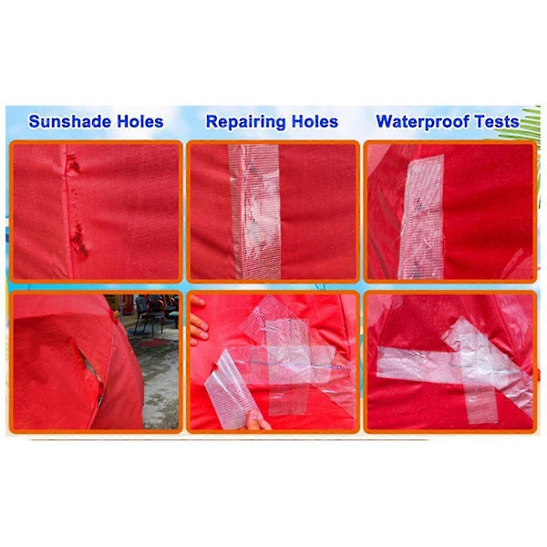 Vandtæt reparations tape til RV markise telt båd dækken solly Shelter Canopy Patch Tape Vandtæt Adhes S202412273380 (LGL)