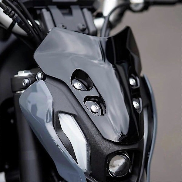 Selkäsuojat MT07 Moottoripyörän Tuulilasi Visiiri Tuulisuoja Kaksinkertainen Kupla Tuulenohjain YAMAHA MT-07 MT 07 2021 2022 2023 2024 LGL Clear