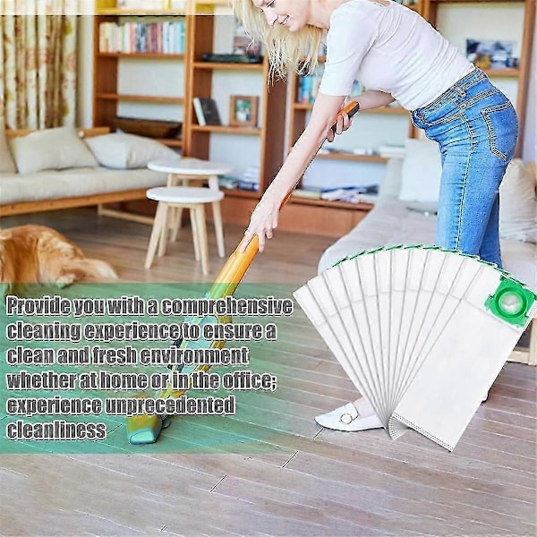 12 stk. støvsugerposer kompatible med K X/C/370 X serien Extra Pet XP2 XP3 5093ER støvsugerfilter (LGL)