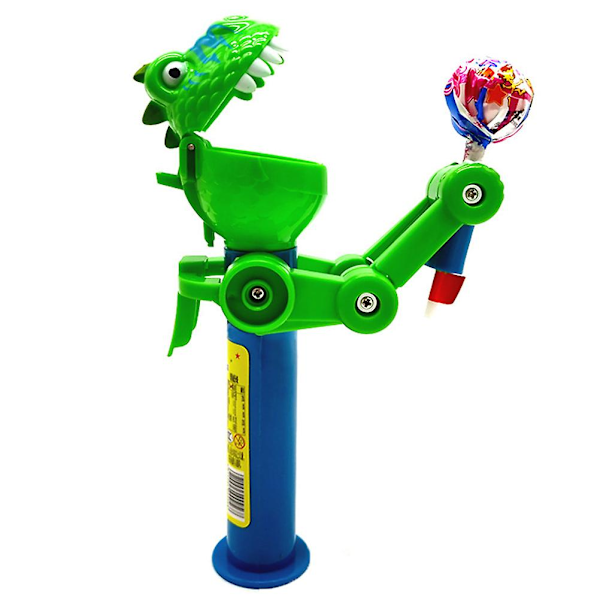 Lollipop-robot holder - Nyhet formet gave til barn - Oppbevaring av lollipop-godteri [GGL] Green 1 Pc