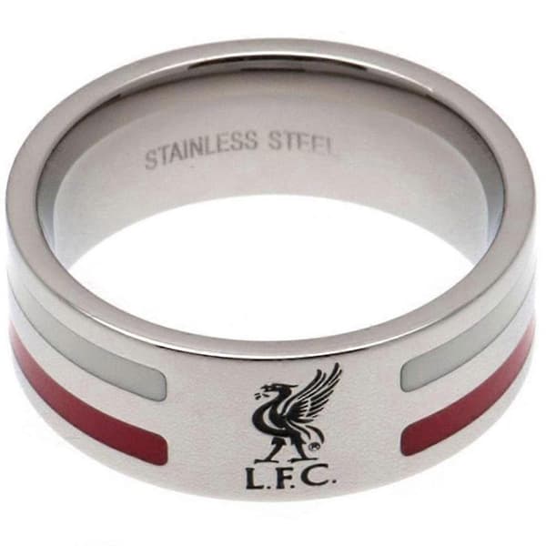 FC Fargestripe Ring (LGL) Silver/Red/White Medium