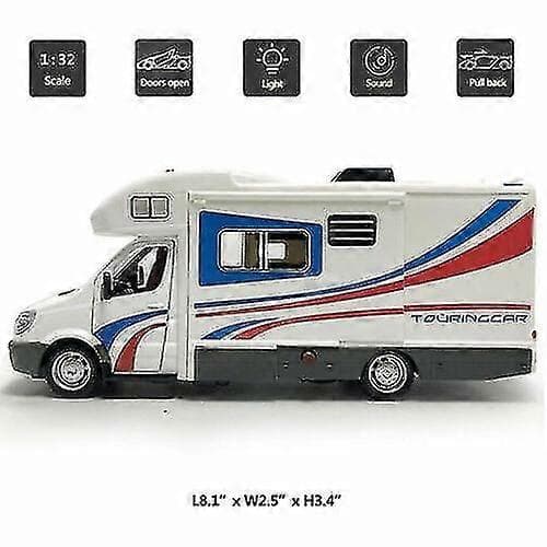 1:32 Lyxig Husbilsmodell Bil Diecast Leksaksfordon (LGL)