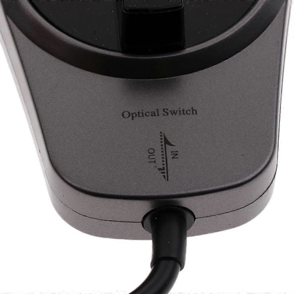3 Port Digital Optisk Fiberkabel Trådbunden Toslink Switch För HDTV CD-spelare LGL