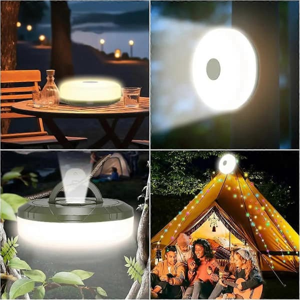 Campinglys med lyslenker, utendørsbelysning (LGL)