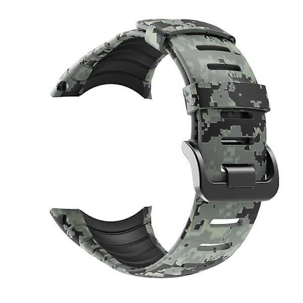 TPU-trykket klokkearmbånd for Suunto Core Black Camouflage