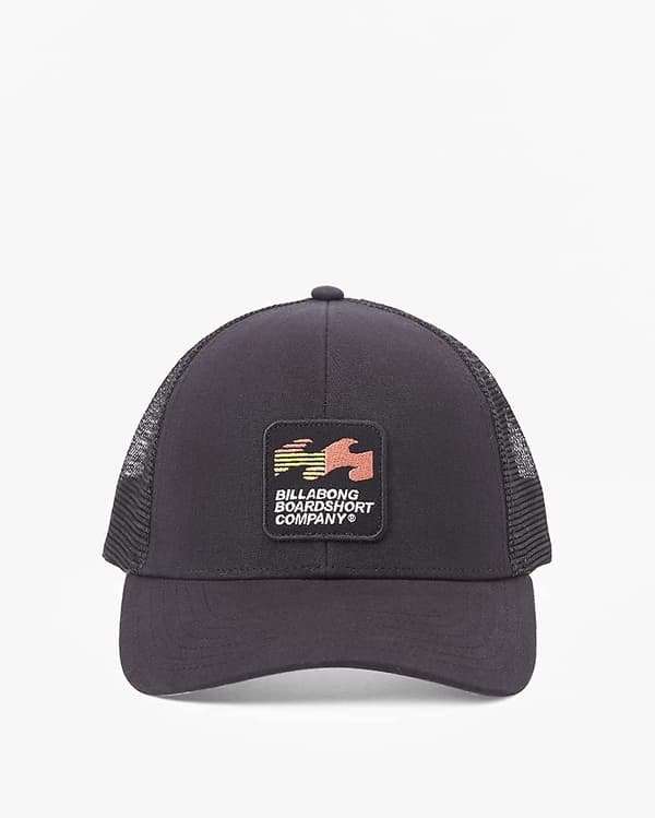 6 Panel Herre Snapback Buet Skygge Trucker Cap ~ Walled (LGL) Black One Size