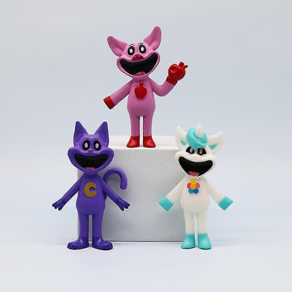 6 stk./sett Smilende Kryp Actionfigur Leke (LGL)