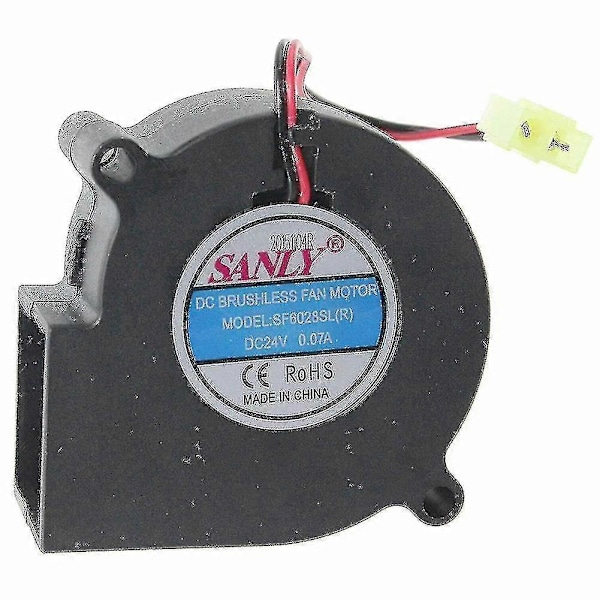 Fläktmotor för Dimplex SF6028SLR elektrisk eldstad, DC 24V Optimyst Danville DNV20AB borstlös fläkt för BBK20 DNV20CH MFD20 LGL