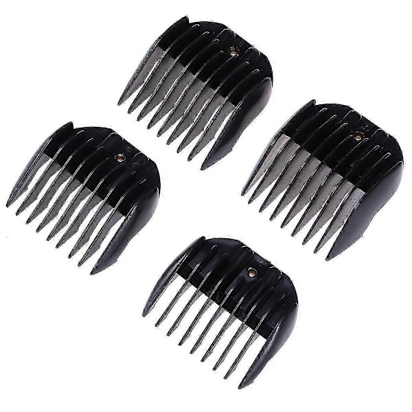 4 st Stylingkam Gränskam Klippmaskin Guide Trimmers Kammar Klippguider Kammar Barber Gränskam (LGL)