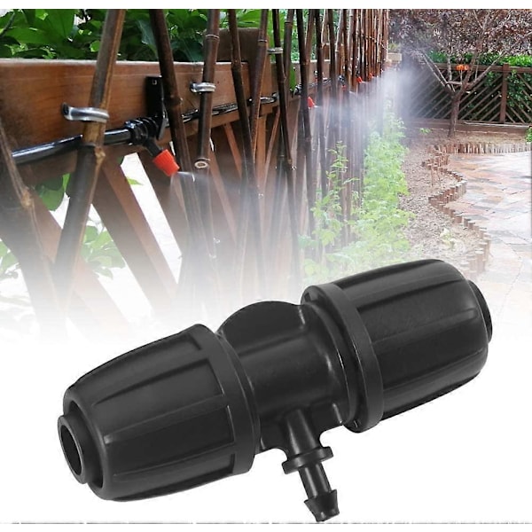 10 kpl Korkealaatuinen 16mm - 4/7 Puutarha Lukittava Piikikäs T-liitin PE-letkulle Puutarhakasteluun (LGL)