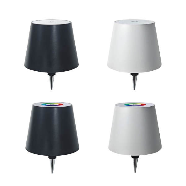 Trådlös flasklamp, touch 3-färgs dimbar LED-flasklamp för festbarer [LGL] White