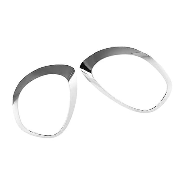 Høyre Frontlykt Dekorring 51137388118 for Countryman F60 2017-2021 Frontlykt Lampe Deksel LGL Silver