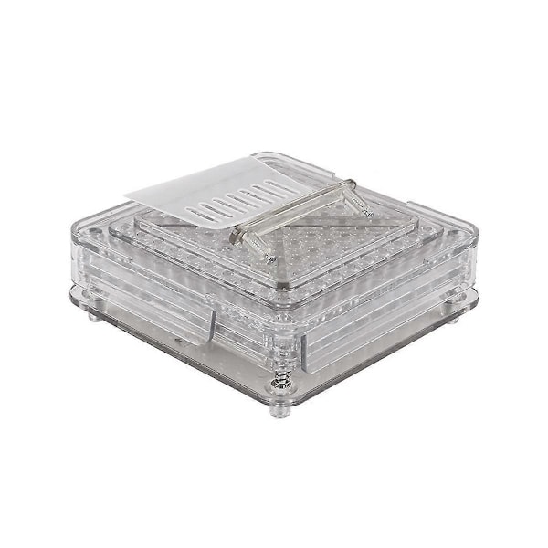 Akryl Transparent Kapsel Fyllningsbricka 0 100 Håls Kapsel Fyllare Kapsel Fyllningsmaskin Manuell C LGL Transparent