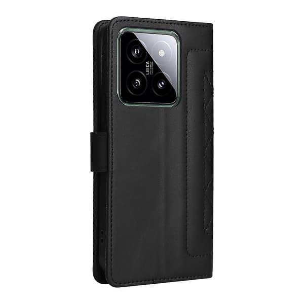 Läderfodral för Xiaomi 14 5G (LGL) Black