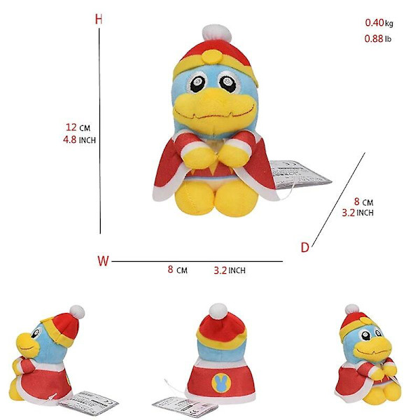 Tähti Kirby Anime Pehmolelut Sword Kirby Magolor Meta Knight Waddle Dee King Dedede Täytetyt Pehmolelut Kawaii Tyynylahjat King Dedede CHINA