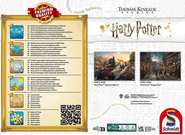 Schmidt Harry Potter: Diagonalen Puslespill (1000 Brikker) (LGL) 1000 Pieces