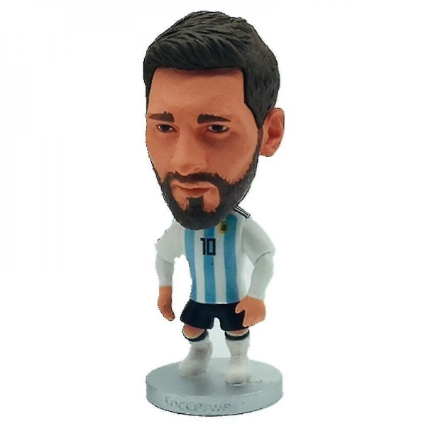 2,55&quot; Højde Fodbolddukke Ar# L. Messi Figures Black Hair_v[GL]