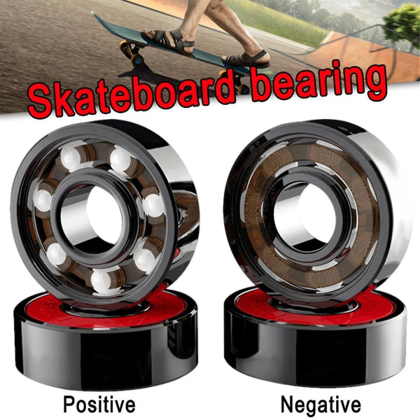 8st keramiska lager Höghastighets slitstarka för skate skateboard Hjul rullskridskolager