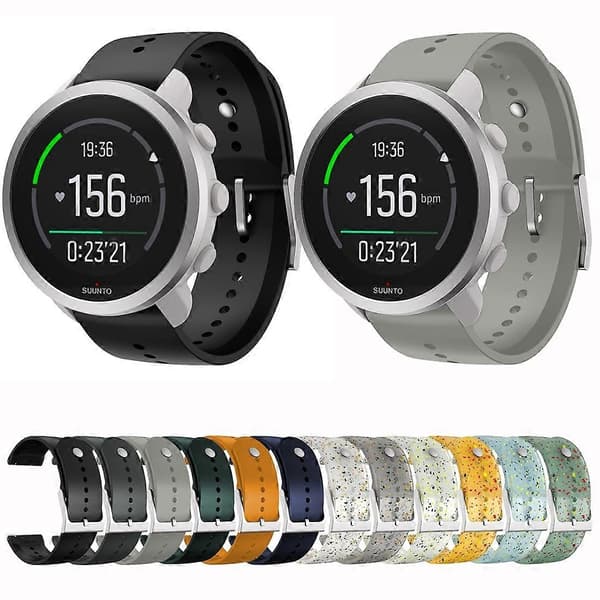 Silikone Urrem Til Suunto 5 Peak (LGL) Black