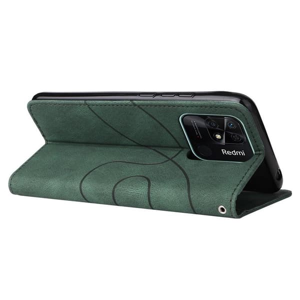 KT Wallet Case til Xiaomi Redmi 10C - Grøn