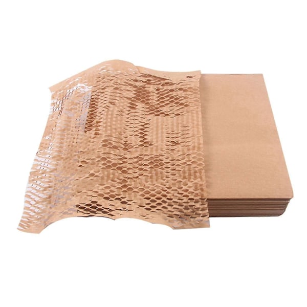100 stk. Kraftpapir for Honeycomb Demping Wrap for Gaveinnpakning, Flytting LGL 38 x 30cm