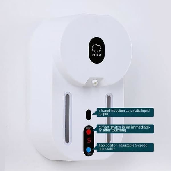 Automatisk sæbedispenser - Infrarød sensor - 600 ML - Hygiejnisk