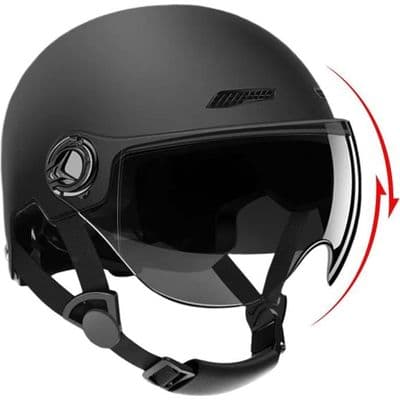 Sähköpotkulaudan kypärä - Korkea suojaus - Koko 54-62cm - Musta