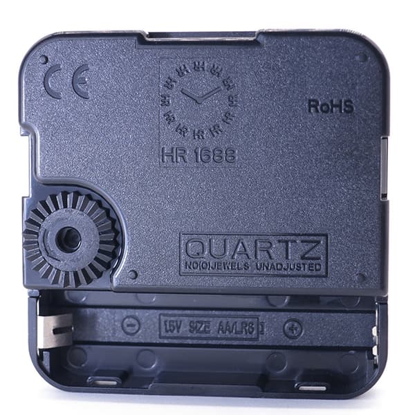 High Torque Clock Movement with Hands - 20 mm I-Shaft