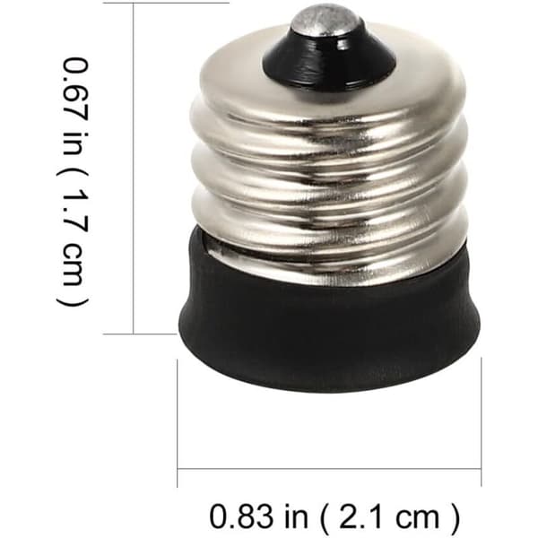 5-piece adapter to socket converter, practical lamp socket for LED lamps and