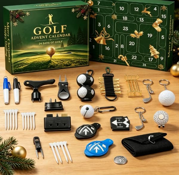 Juleoverraskelse Blindboks Julekalender: 24-dagers nedtelling Golf Tilbehørssett – Julegave