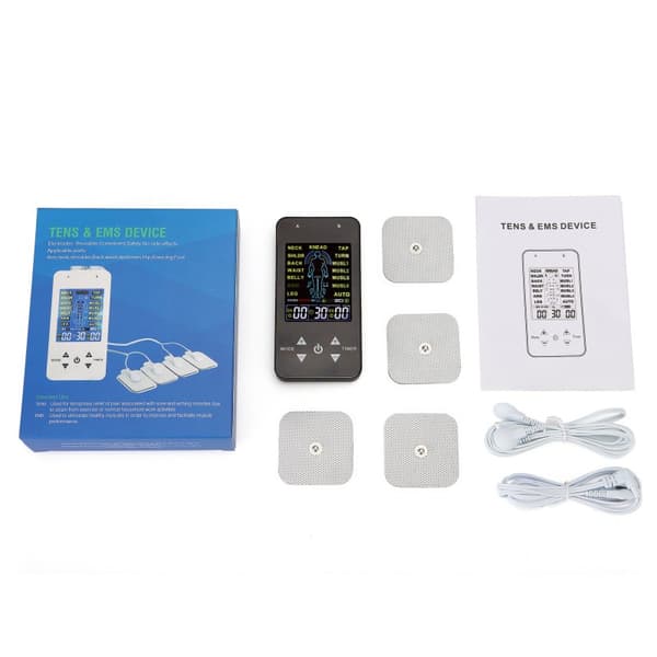TENS machine / Muscle stimulator with 15 massage modes Black