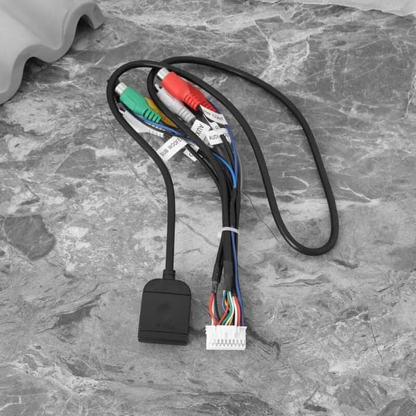 Stykke 20-bens Android bilstereo radiokabel med SIM-kortslotadapter, RCA ledningsnet, egnet til de fleste GPS multimedienavigationsenheder