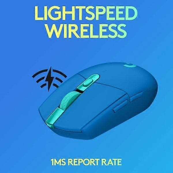Logitech G305 LIGHTSPEED Trådlös Gamingmus, Hero 12K Sensor, 12 000 DPI, Lättvikt, 6 Programmerbara Knappar