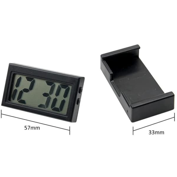 Digital bilklocka, minibilklocka, LCD digital klocka, LCD digital klocka, elektronisk fordonsinstrumentbräda digital klocka